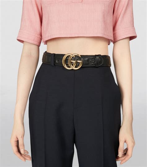 gucci marmont wide belt